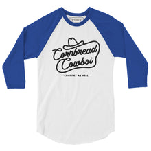 Load image into Gallery viewer, Western cornbread cowboi 3/4 sleeve raglan shirt