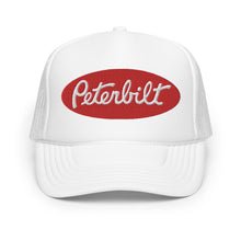 Load image into Gallery viewer, Red logo Foam trucker hat