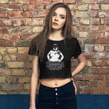 Load image into Gallery viewer, BLACK COWBOI CROP TOP