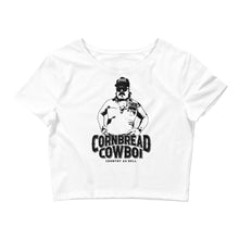 Load image into Gallery viewer, WHITE COWBOI CROP TOP