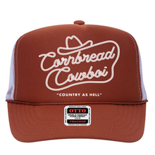 Load image into Gallery viewer, Cornbread Cowboi ‘Country As Hell’ Ball Cap
