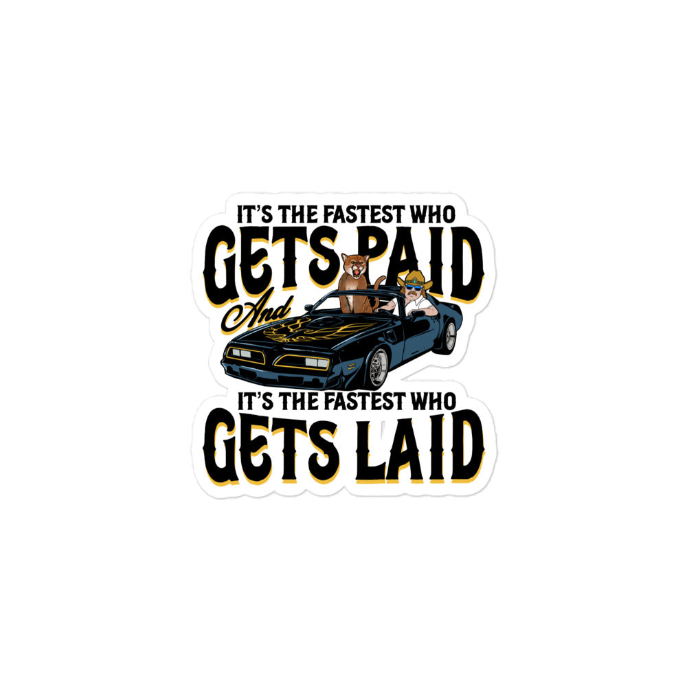 Laid & Paid Bubble-free stickers