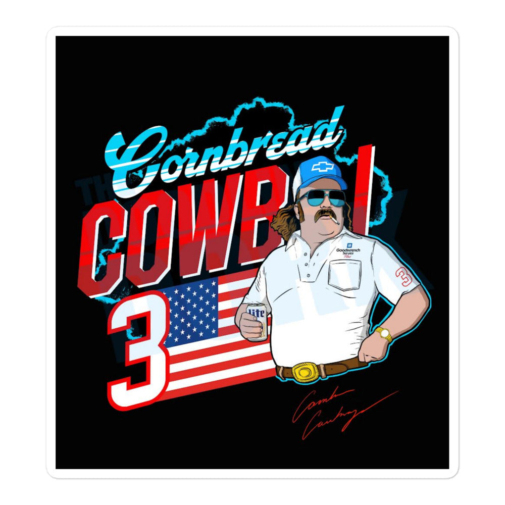 Cornbread cowboi Merica Bubble-free stickers – Cornbread Country Club
