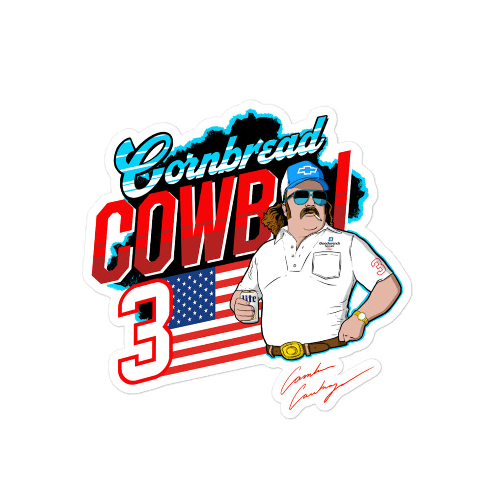 Merica cowboi Bubble-free stickers – Cornbread Country Club
