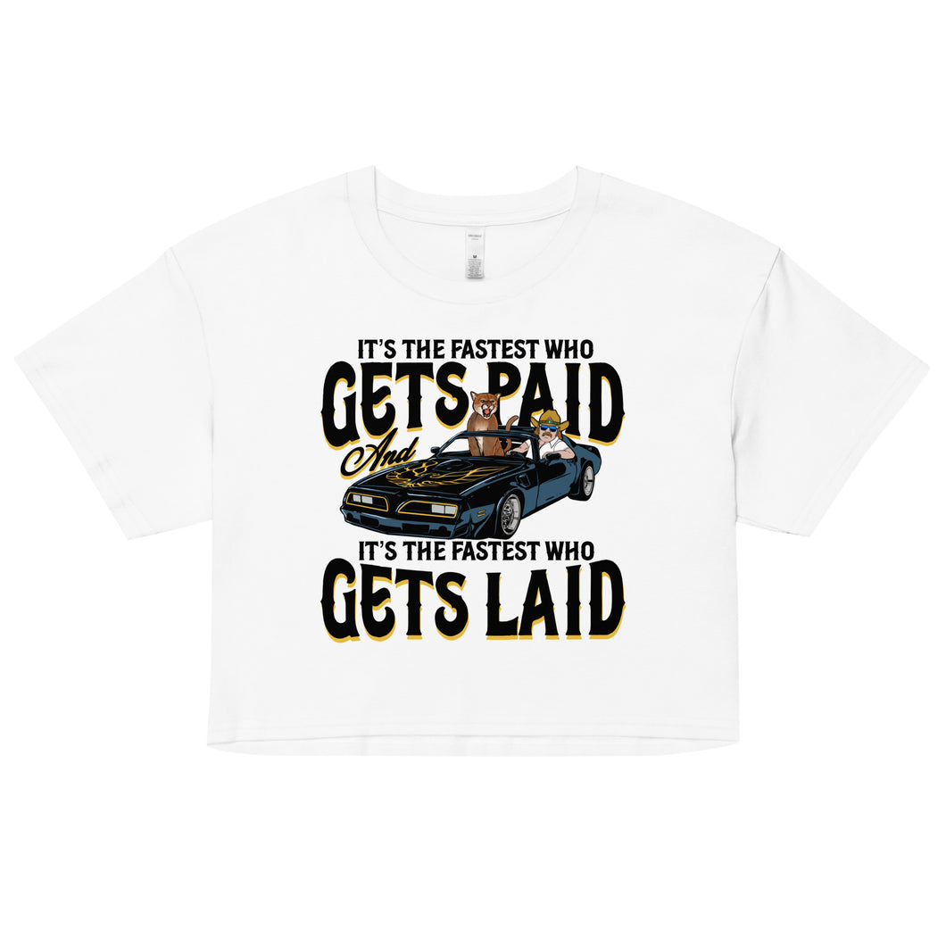 Laid & Paid Women’s crop top