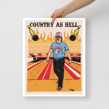 Load image into Gallery viewer, Country as hell Poster
