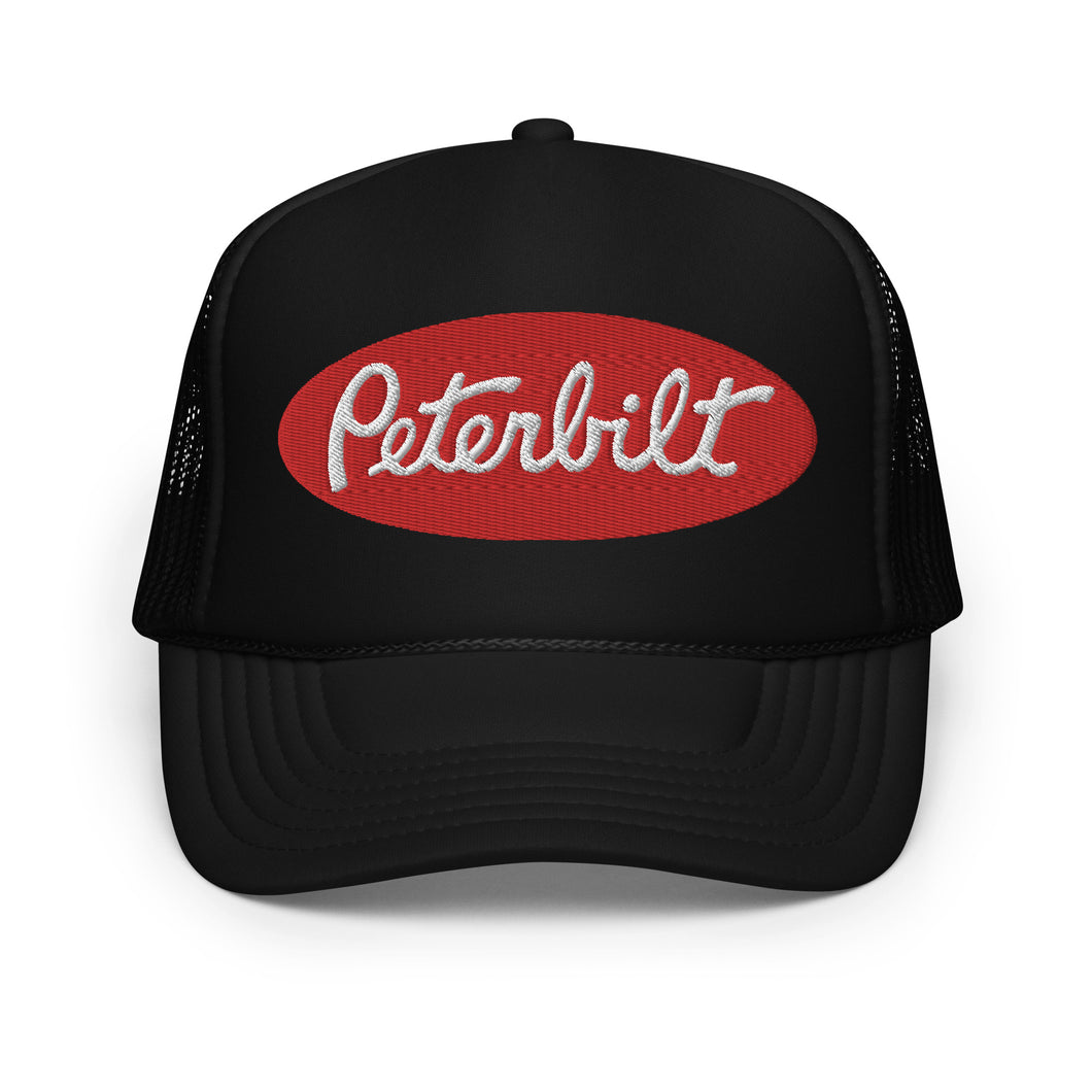 Red logo Foam trucker hat