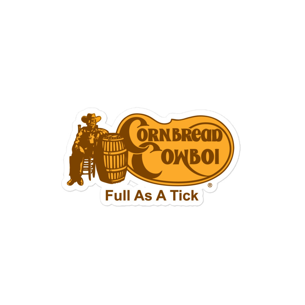 Full as a tick sticker