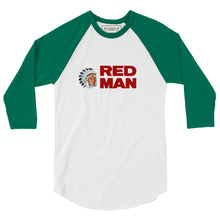 Load image into Gallery viewer, 3/4 sleeve RedMan baseball tee
