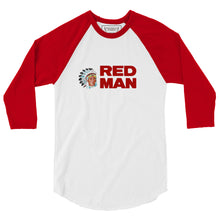 Load image into Gallery viewer, 3/4 sleeve RedMan baseball tee
