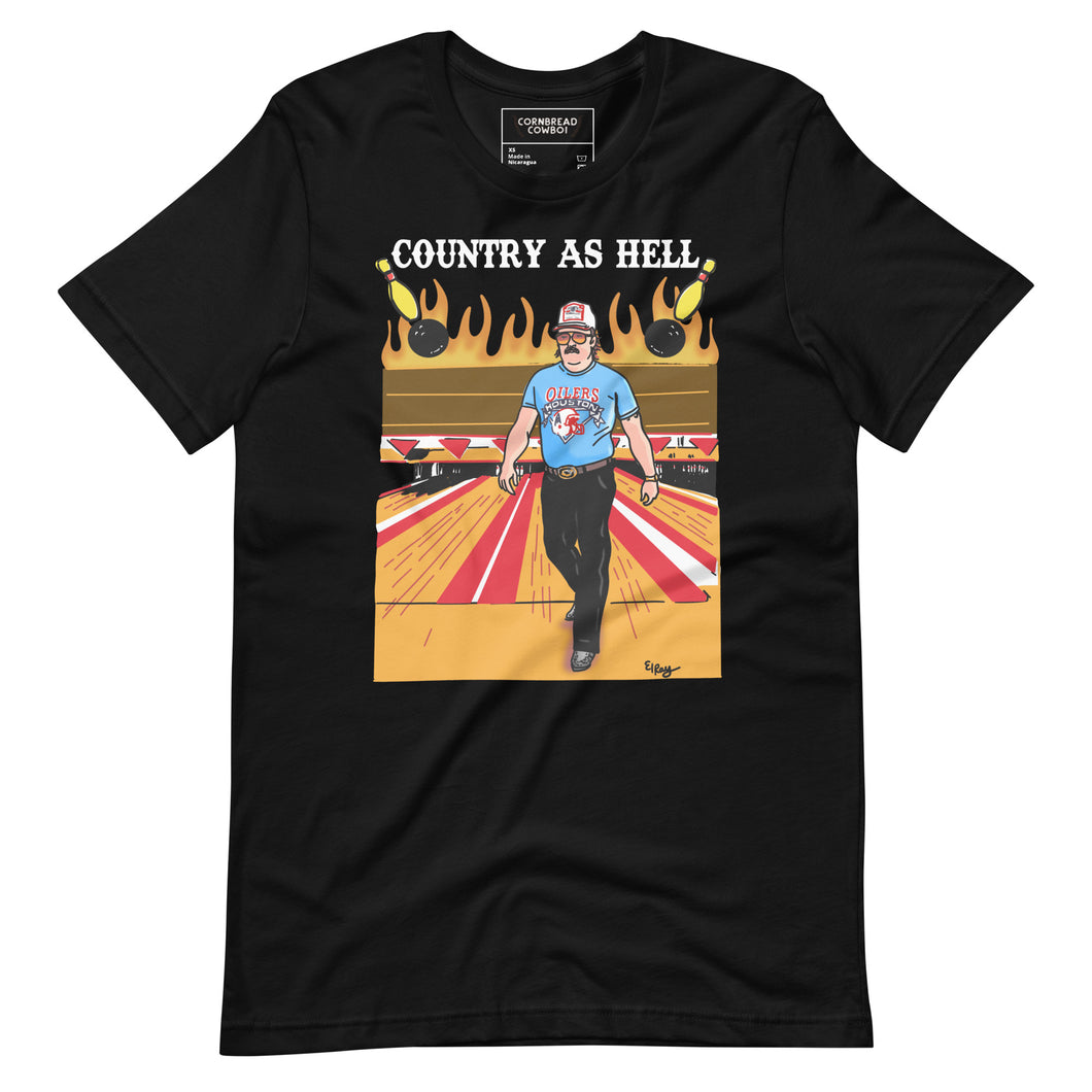 COUNTRY AS HELL BLACK TEE