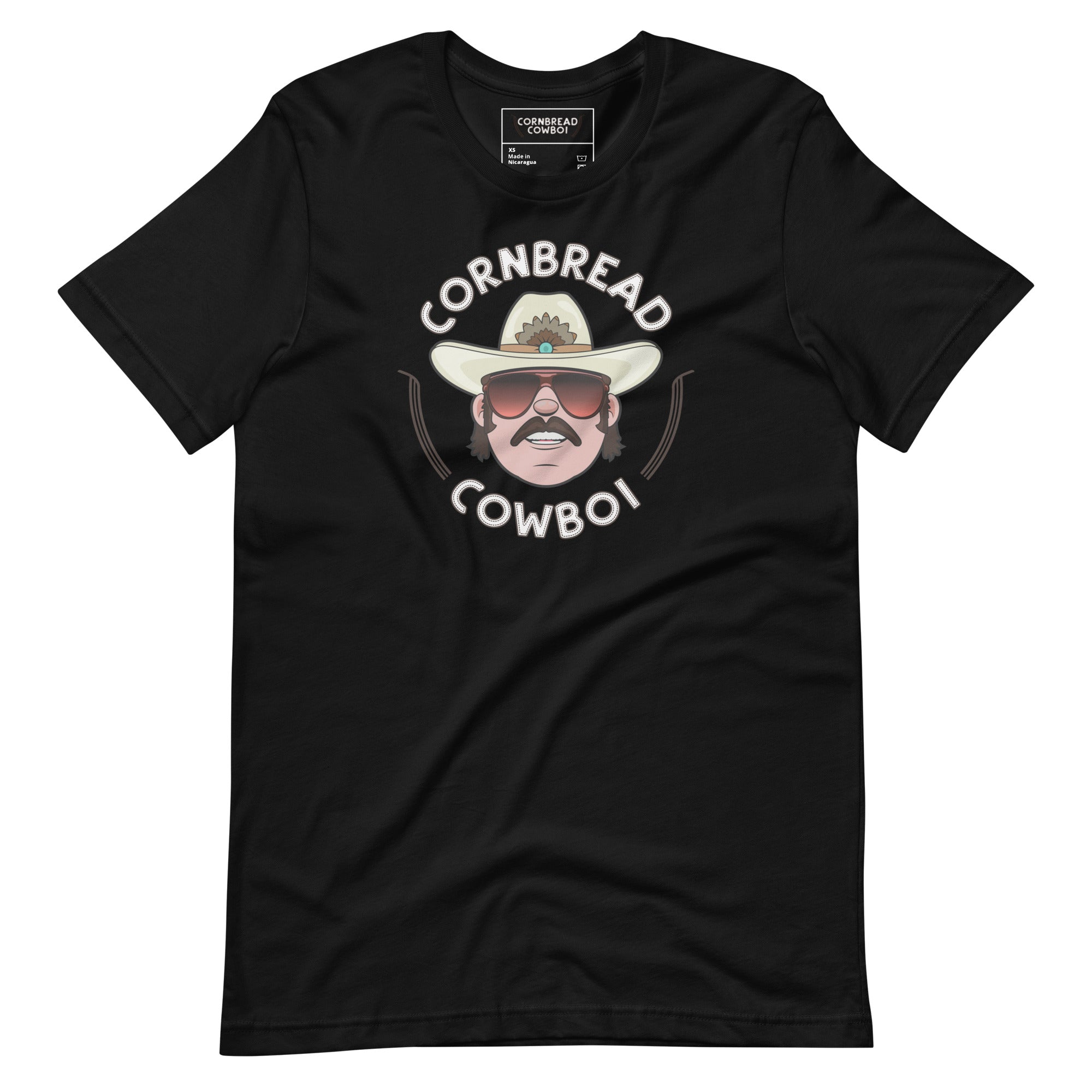 Black cornbread cowboi tee – Cornbread Country Club