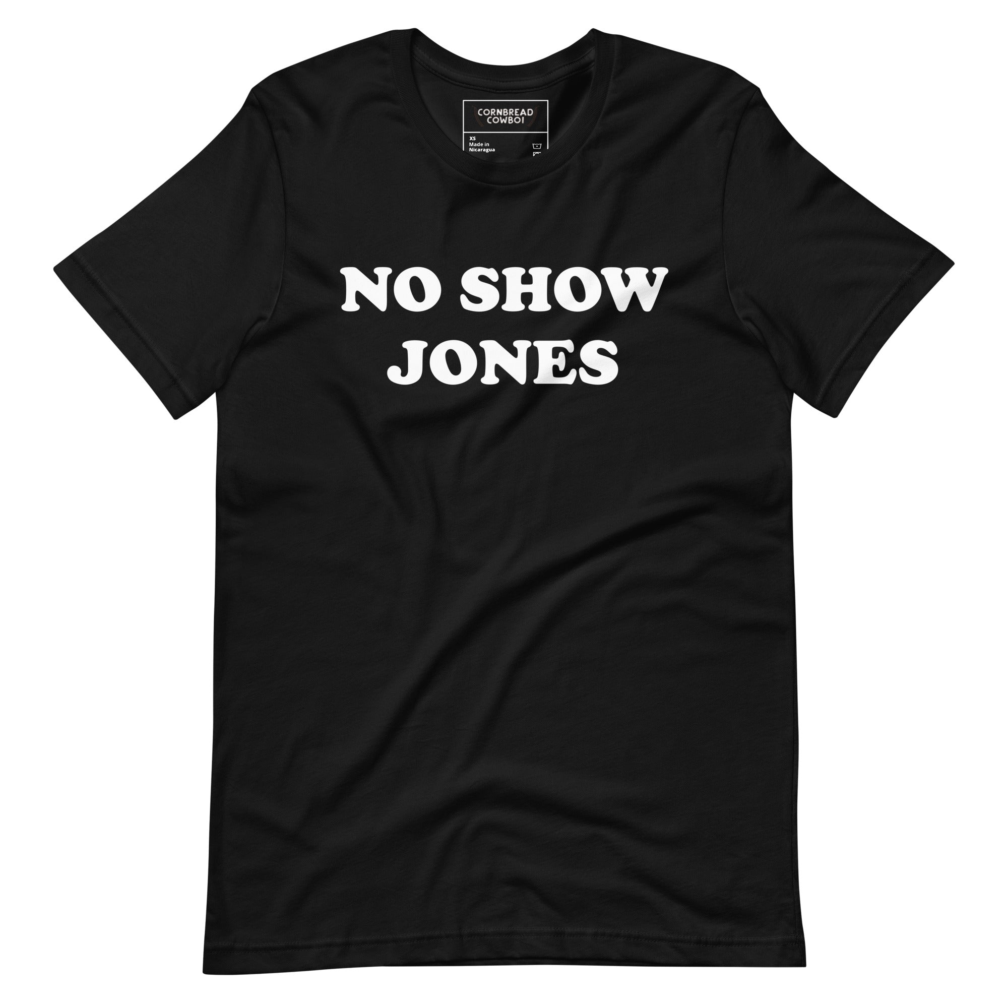Black no show Jones tee Cornbread Country Club