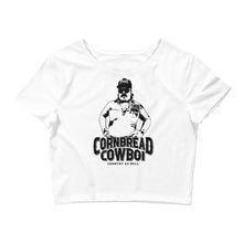 Load image into Gallery viewer, WHITE COWBOI CROP TOP
